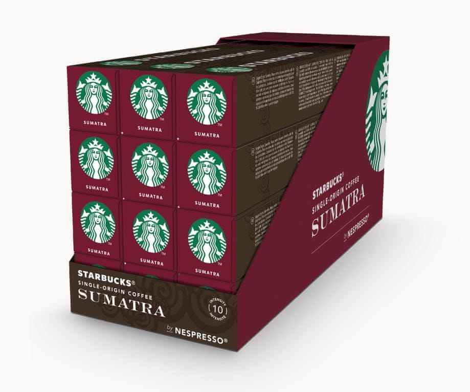 Starbucks by Nespresso Sumatra - kávové kapsuly - 12x10 kapsúl v balení